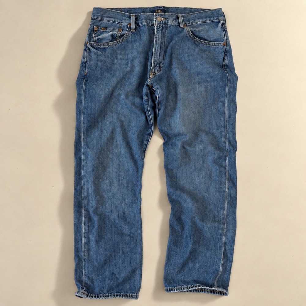 Polo Ralph Lauren Classic Fit Jeans Mens 34x30 Blue Denim Straight Leg